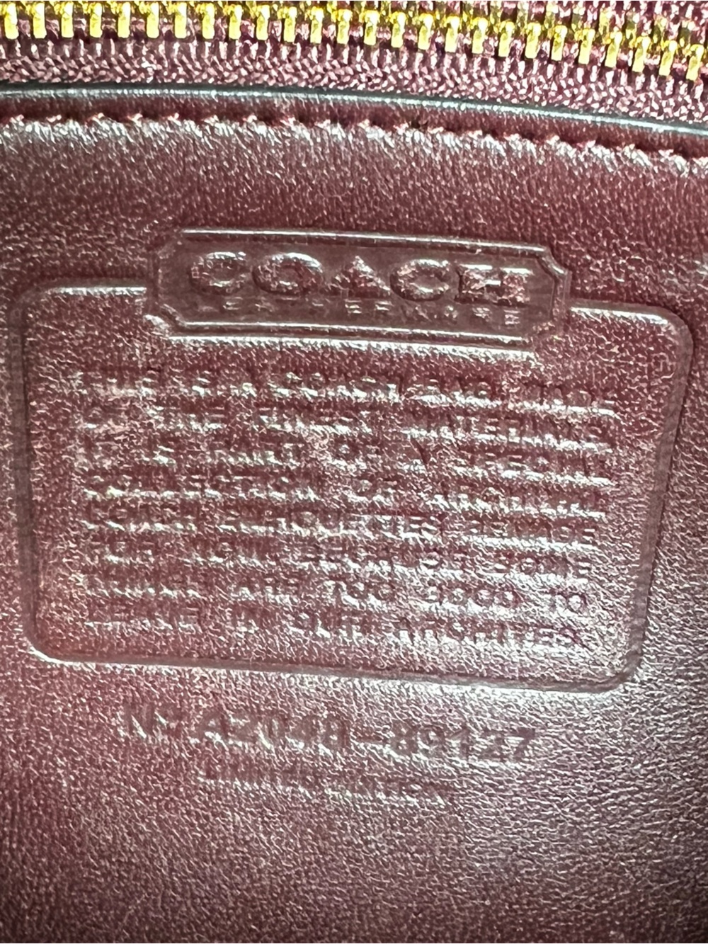 Coach Rambler's Legacy Bag in black glovetanned leather with brass hardware - Picture 9 of 9